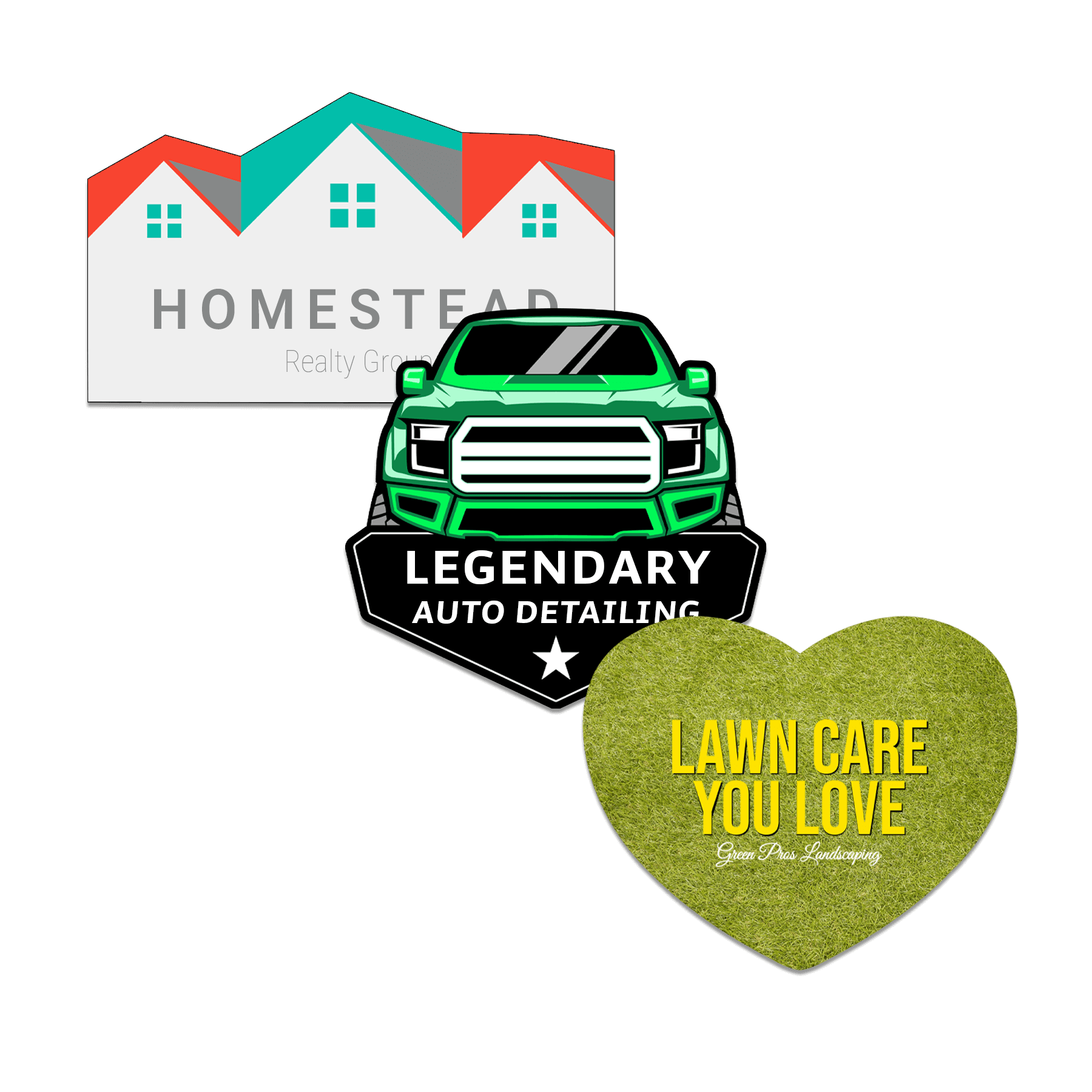 10 Sq. Inch Custom Indoor Magnet 20 Mil                               